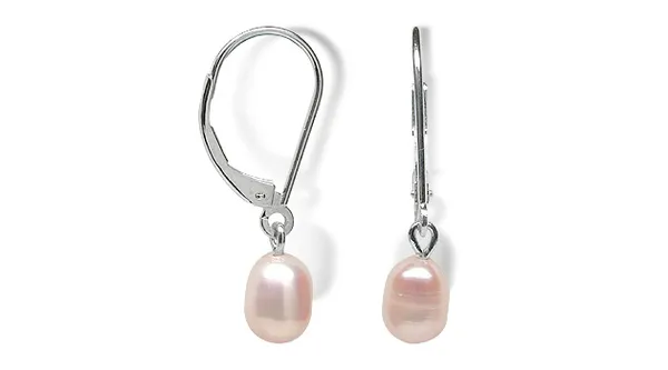 Pink Dangle a Freshwater Pearl Earring