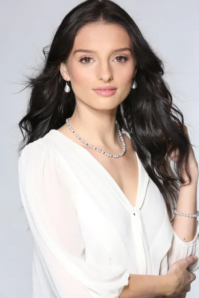 White, Pink Pearl & Sapphire Briolette Spiritual Necklace