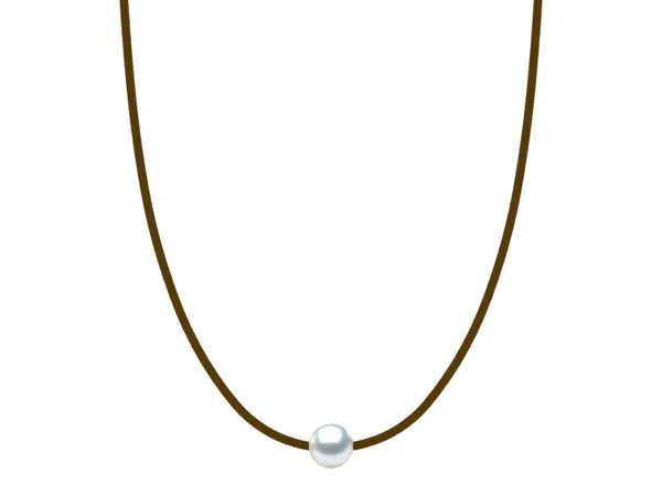 White Pearl Necklace St. Barts