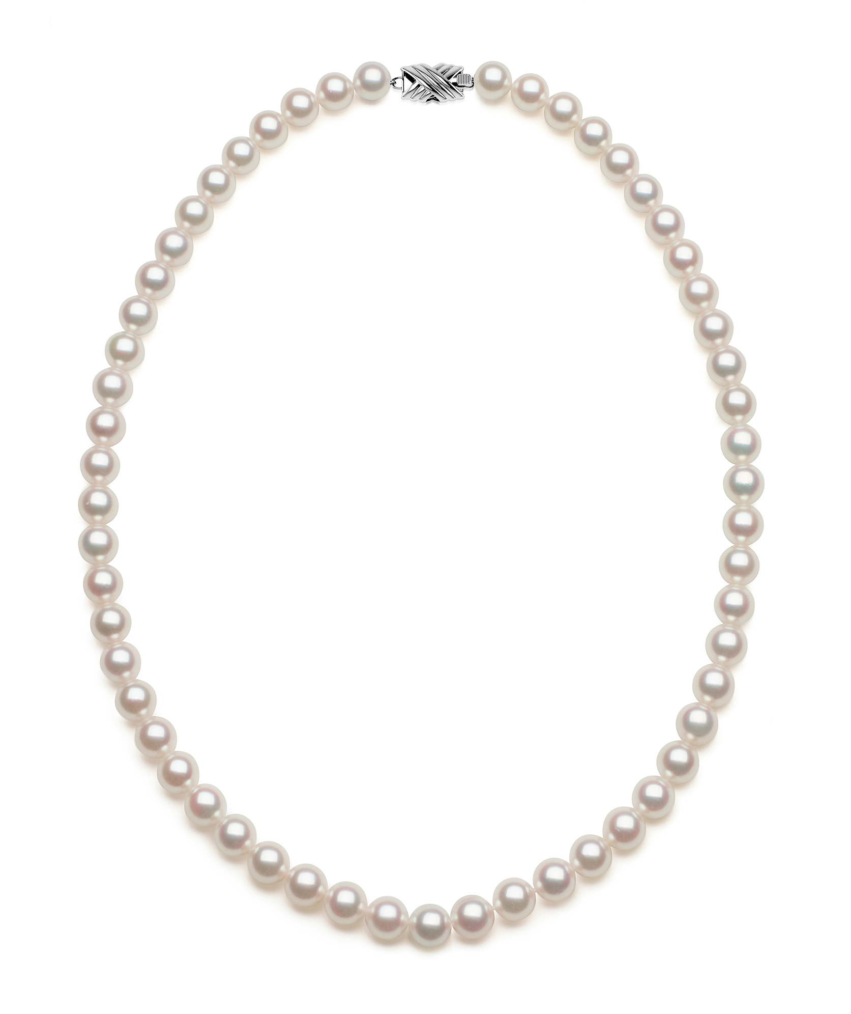 GIA Certified 7.00–7.52mm Akoya Cultured Pearl Necklace film