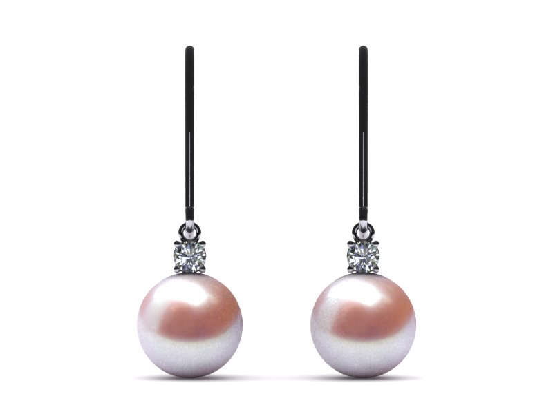 Freshwater Lavender Novia Pearl Earring
