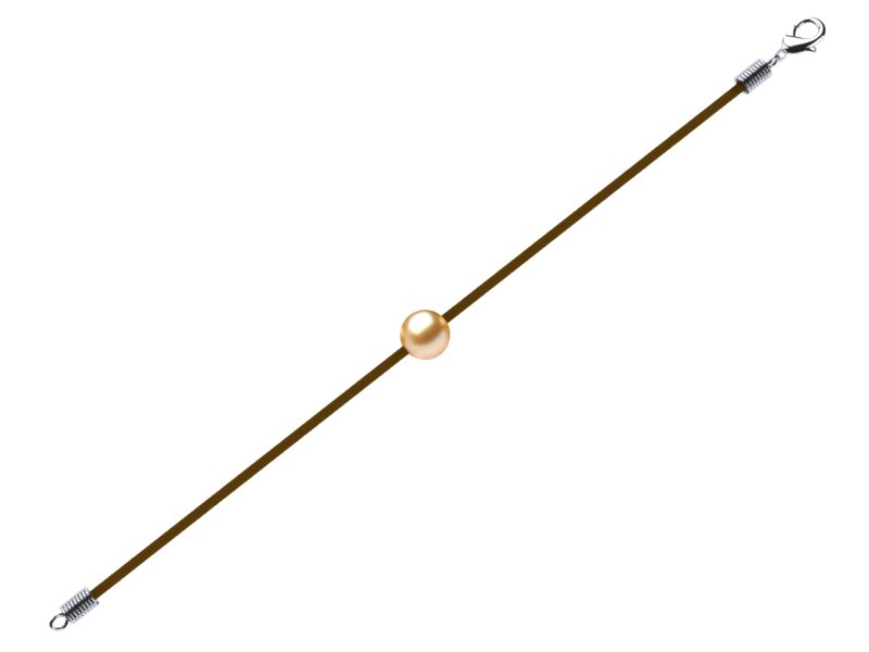 Golden Pearl Bracelet St. Barts Deep Golden