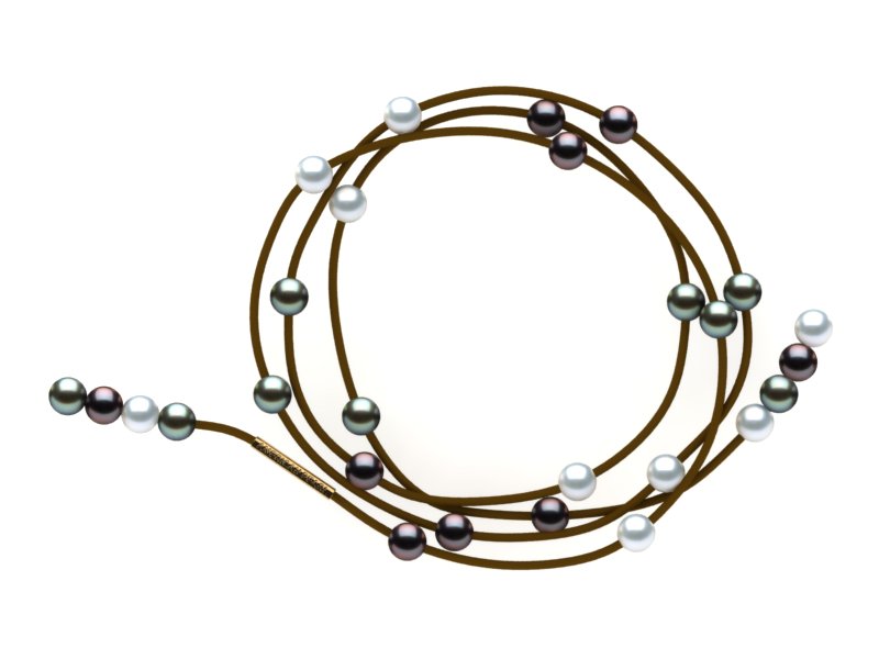 Pearl Leather St. Barts Three Color