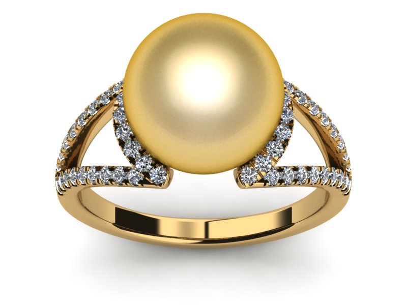Golden Pearl Ring Eclipse