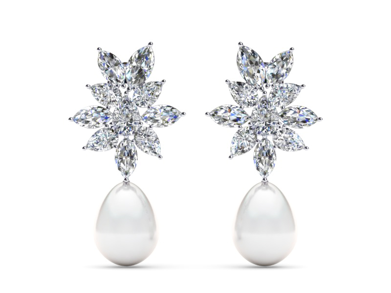 Shining Star Pearl Earring