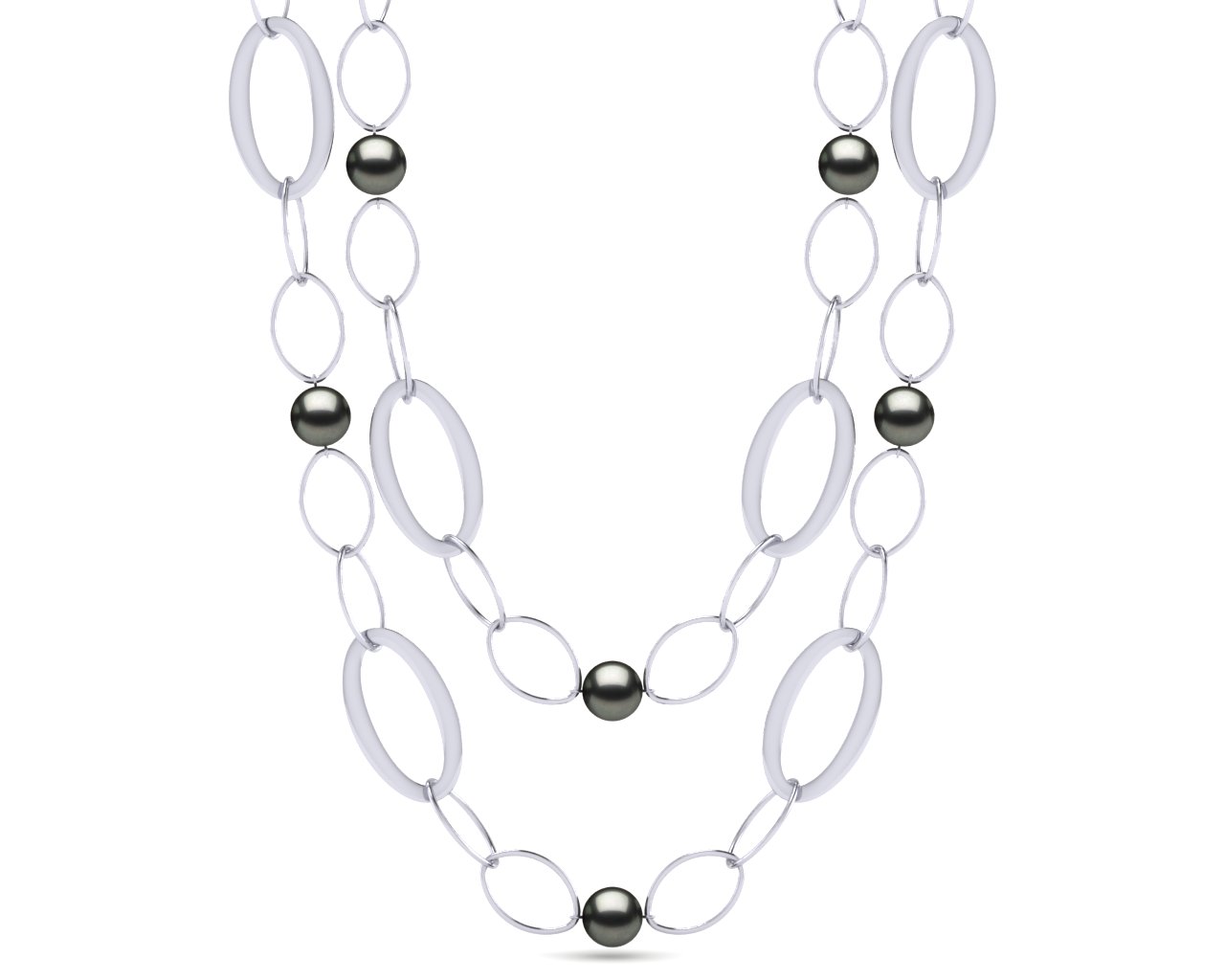 32 Inch Tahitian Pearl Circle Of Life Necklace