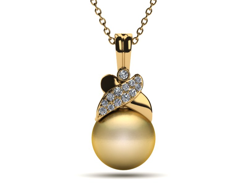 Golden South Sea Pearl Jezebel Pendant