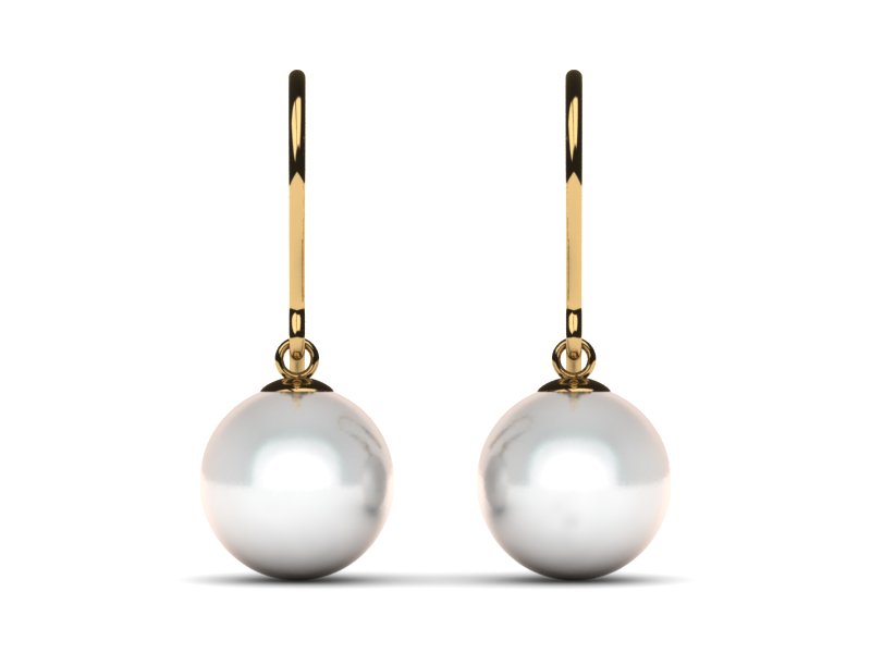 South Sea Pearl Earring Shepherds Hook
