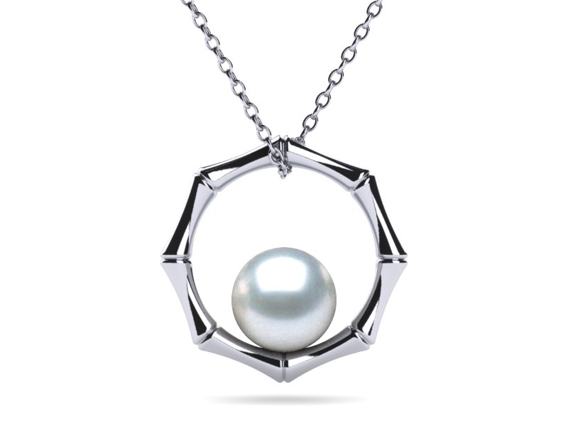South Sea Pearl New Bamboo Pendant