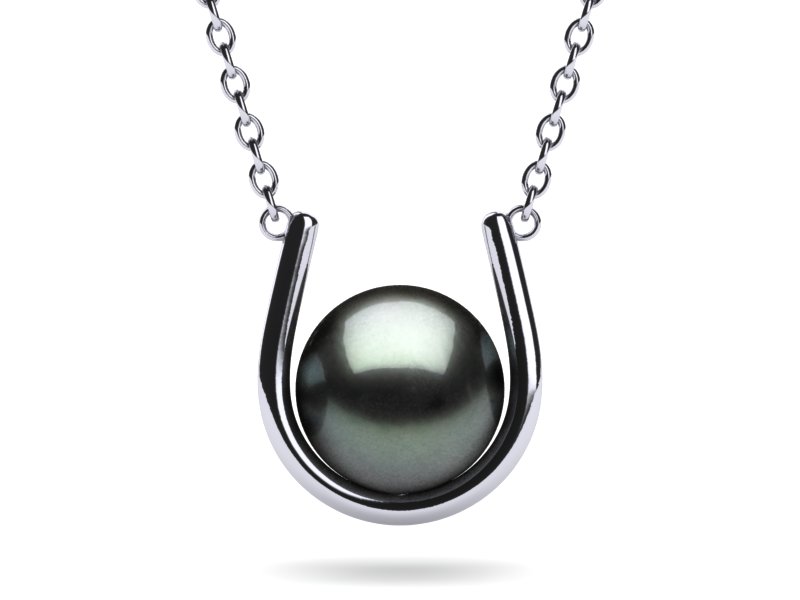 Tahitian Pearl Classic Horseshoe Pendant