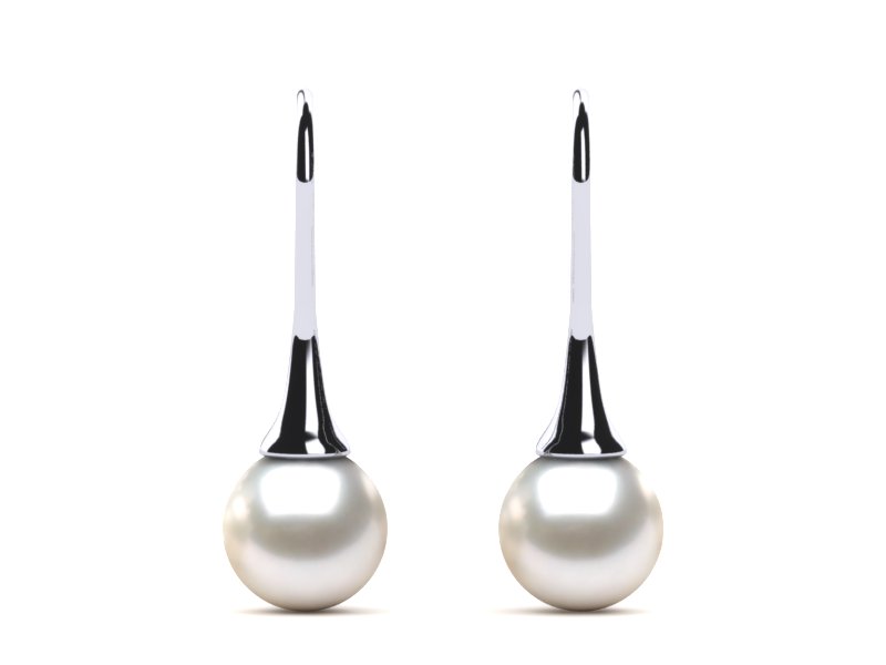 Cone Freshwater Pearl Earring