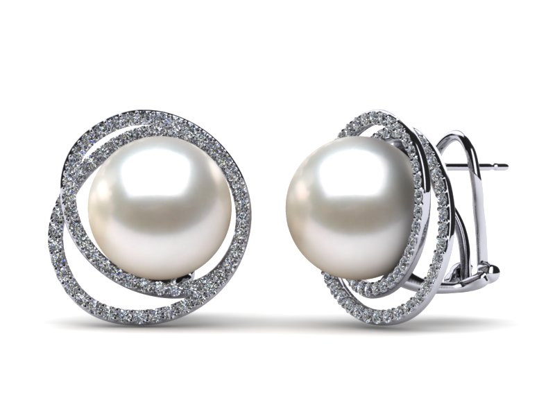 South Sea Pearl Continuous Earring