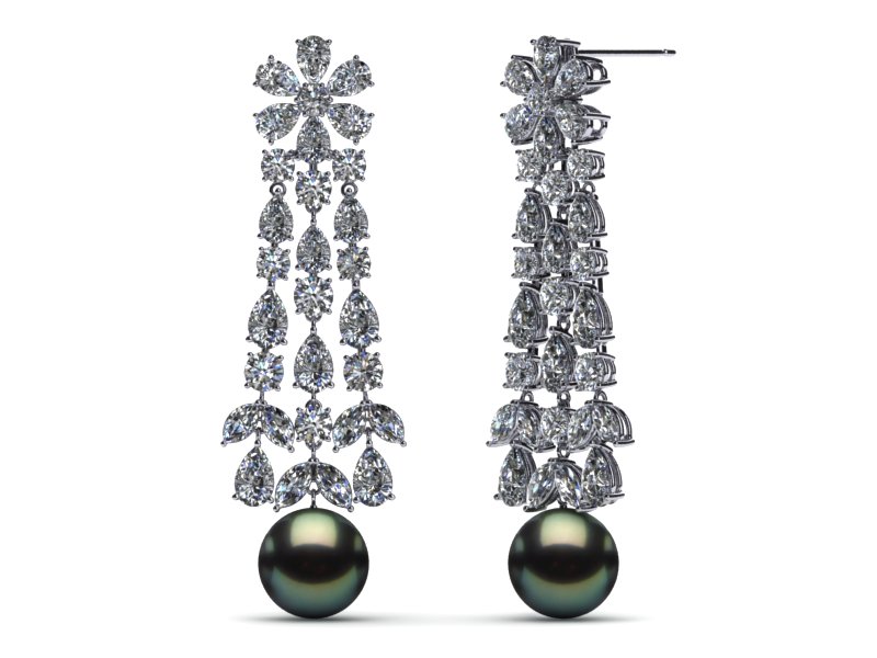 Tahitian Pearl Debutante Earring