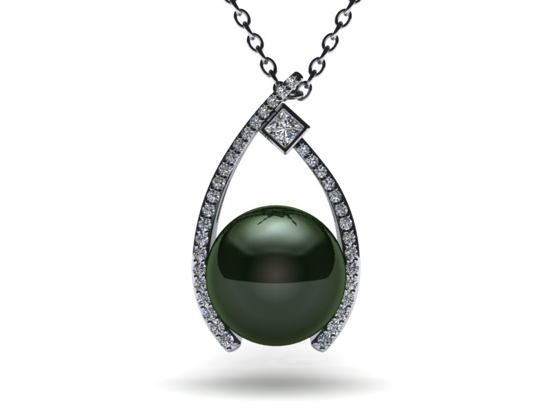 Tahitian Pearl Deluxe Wish Pendant