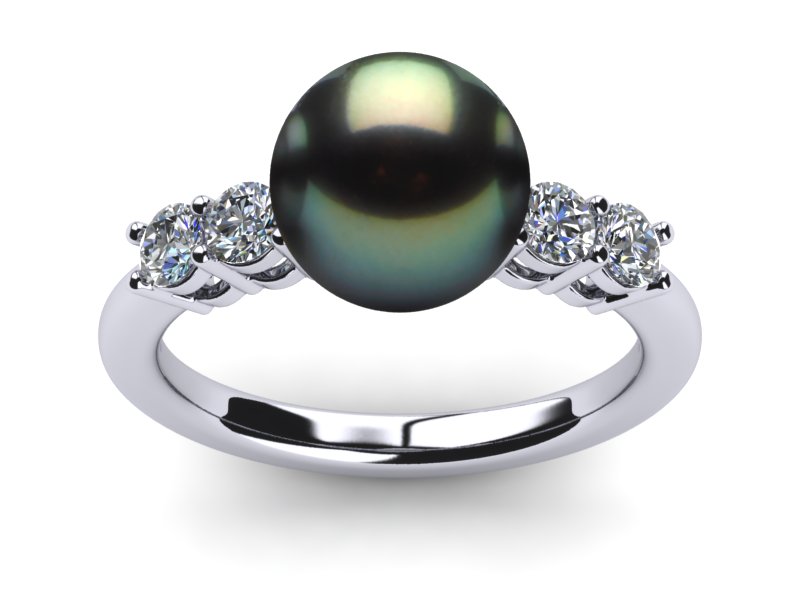 Tahitian Pearl Deluxe Grace Ring