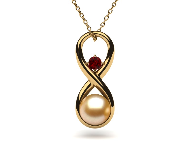 Golden South Sea Pendants