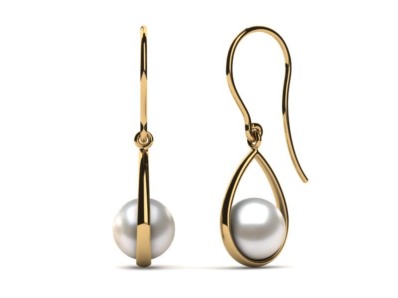 Japanese Akoya Cultured Pearl Morning Dew Classic Earring