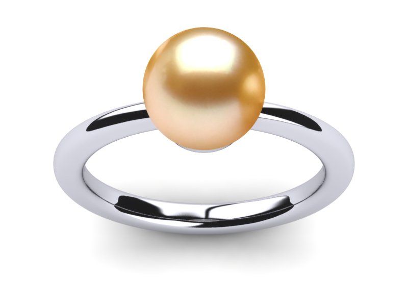 Golden Pearl Classic Ring