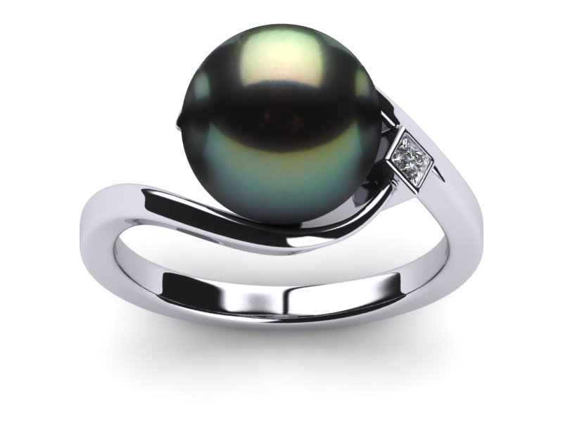 Tahitian Pearl Ring Wish Style