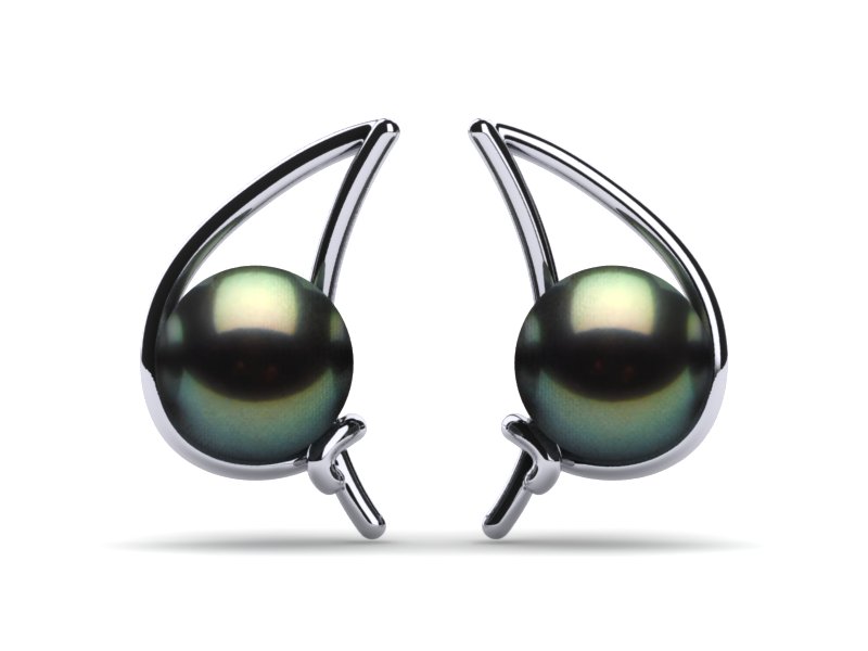 Tahitian Pearl Sea Breeze Earring