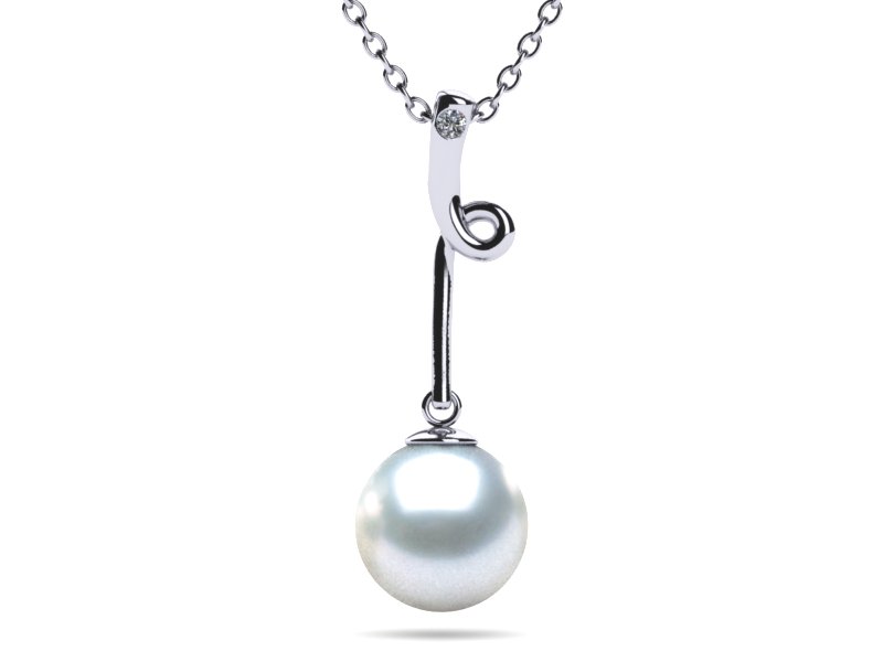 South Sea Pearl Spring Drop Necklace