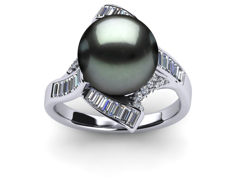 Tahitian Pearl Veronica Ring