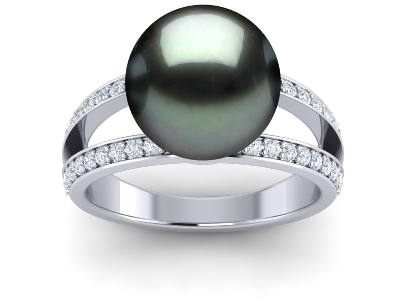 Tahitian Pearl Ring Leo