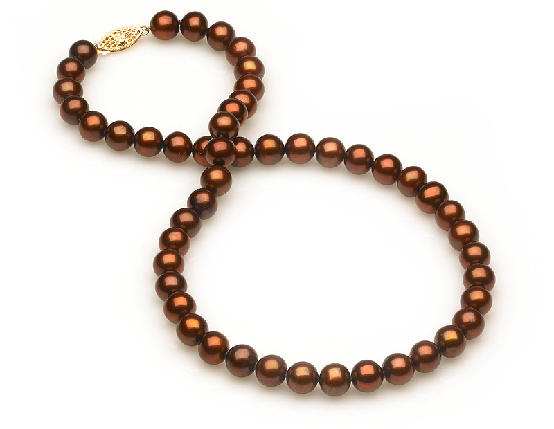 8mm Mocha Necklace
