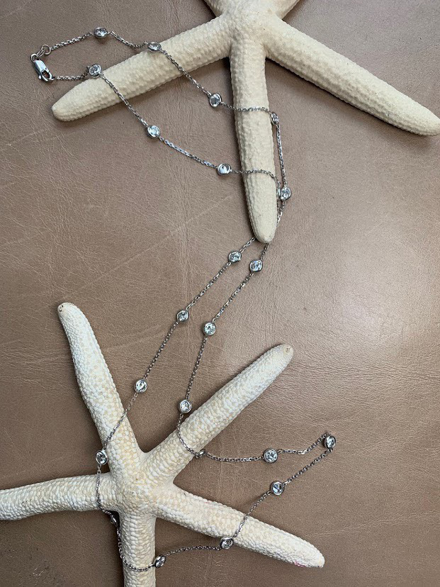 Diamond Station Necklace