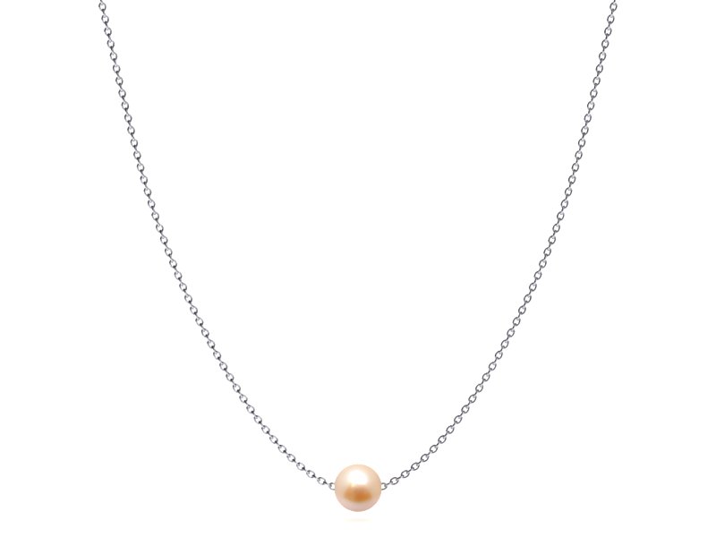 Jesse Peach Freshwater Pearl Necklace
