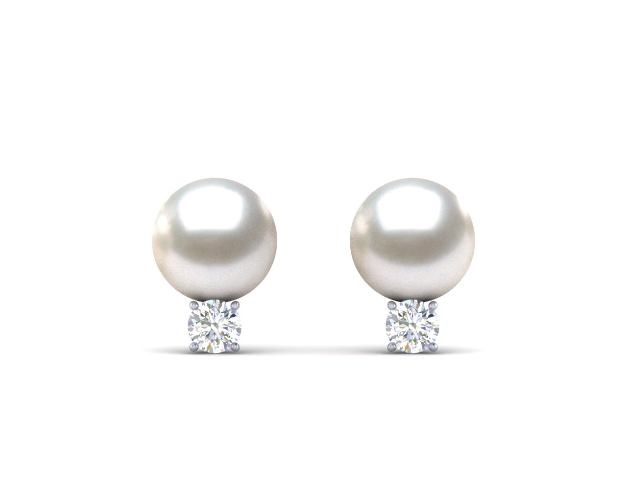 7mm Akoya Pearl White Grace Earring