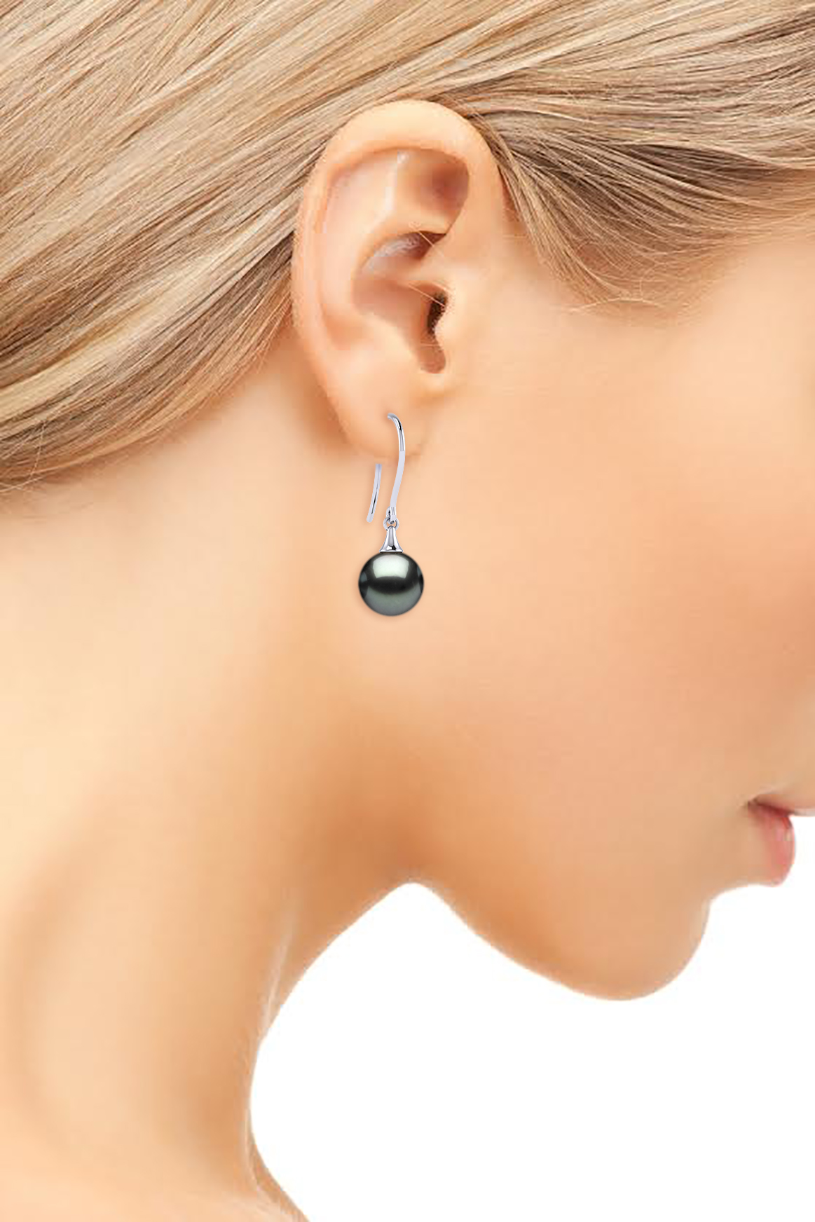 Tahitian Bell Pearl Drop Earring
