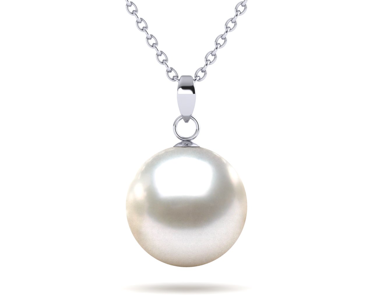 12mm White South Sea Pearl Casse Pendant