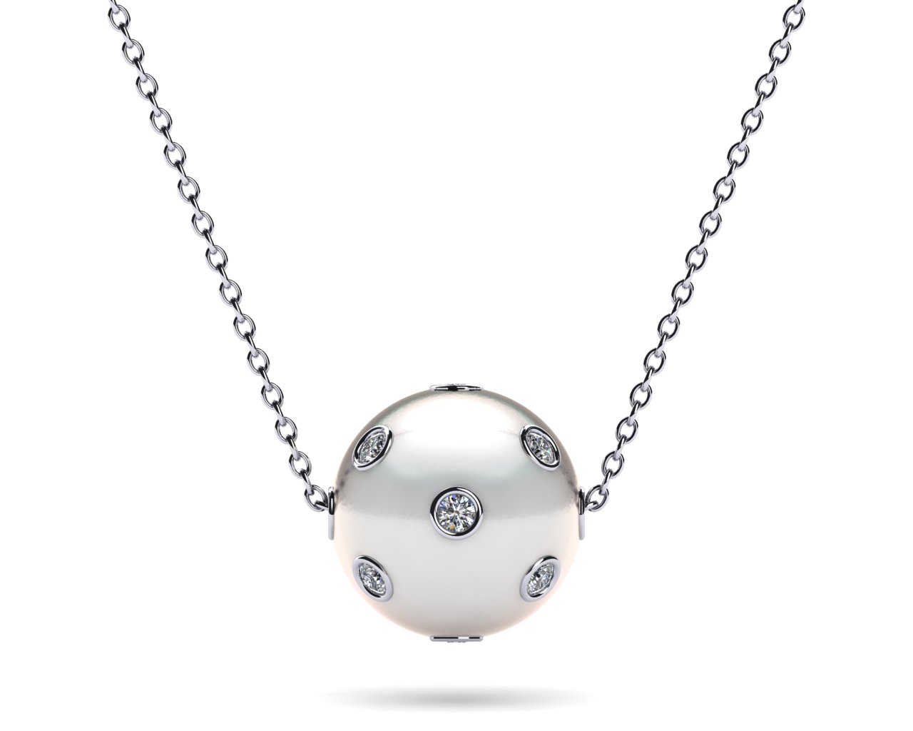 South Sea Pearl Starry Night Pendant