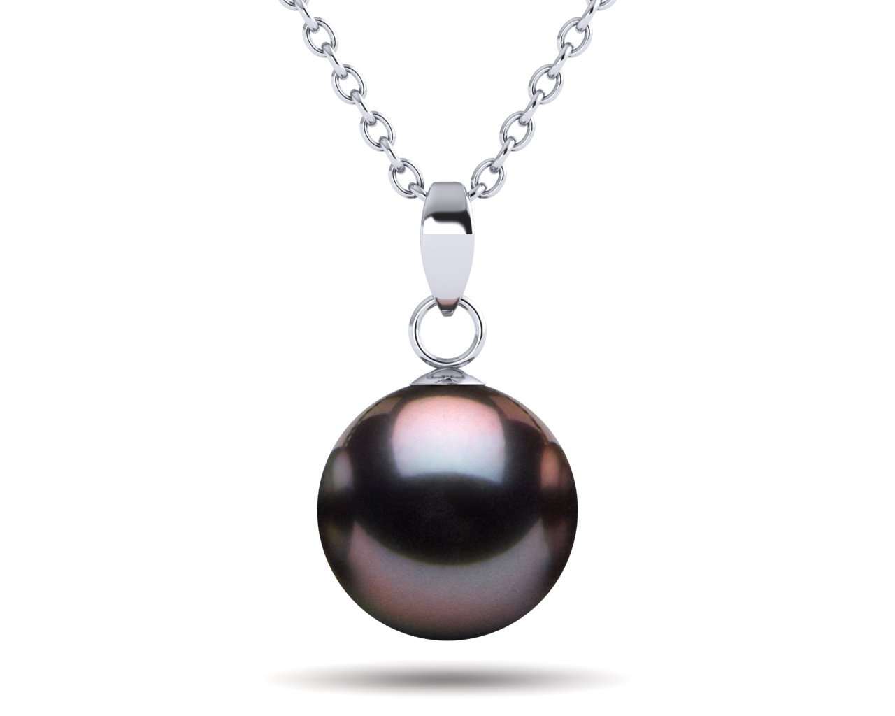 Aubergine Tahitian Pearl Casse Pendant