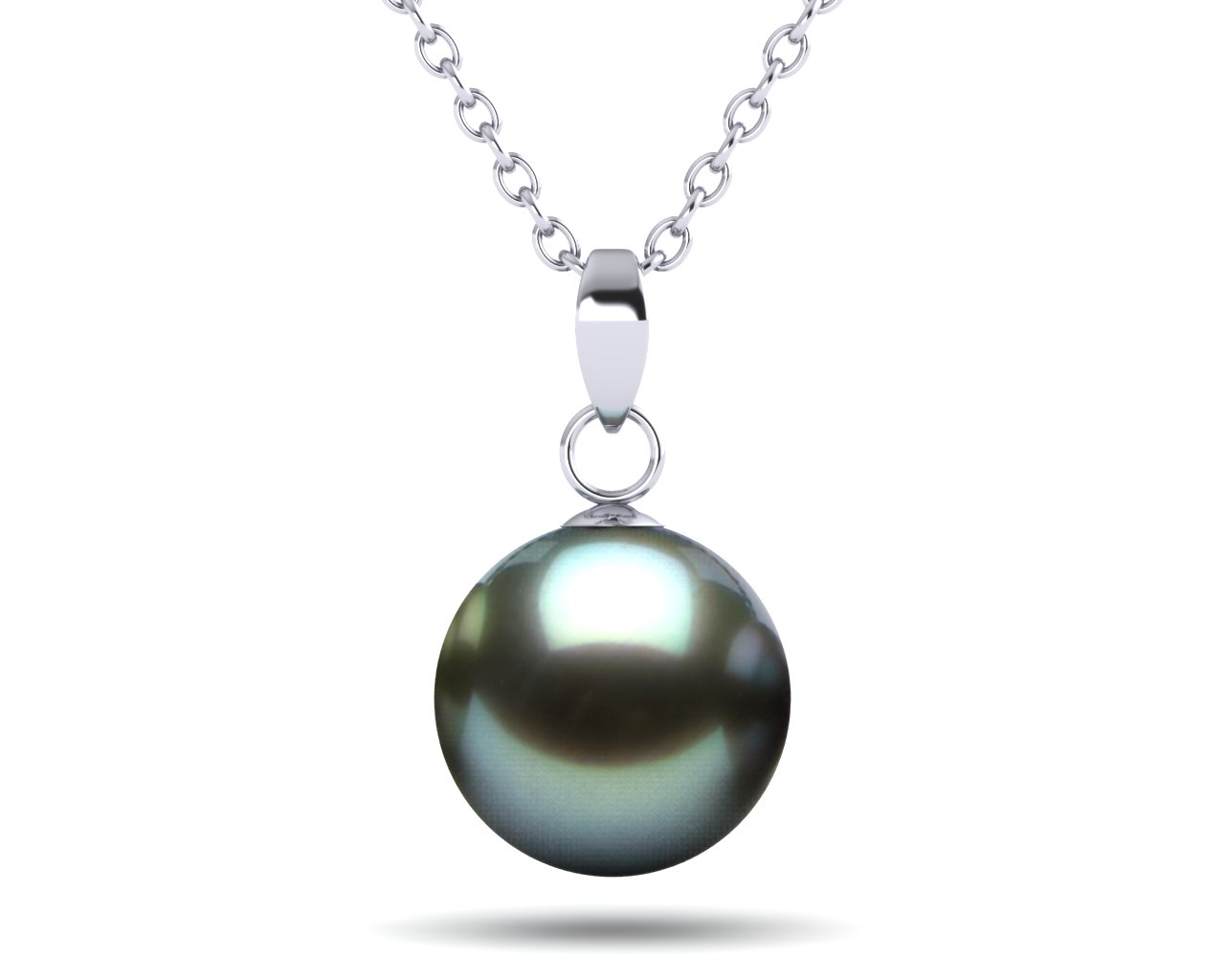 Blue Tahitian Pearl Casse Pendant
