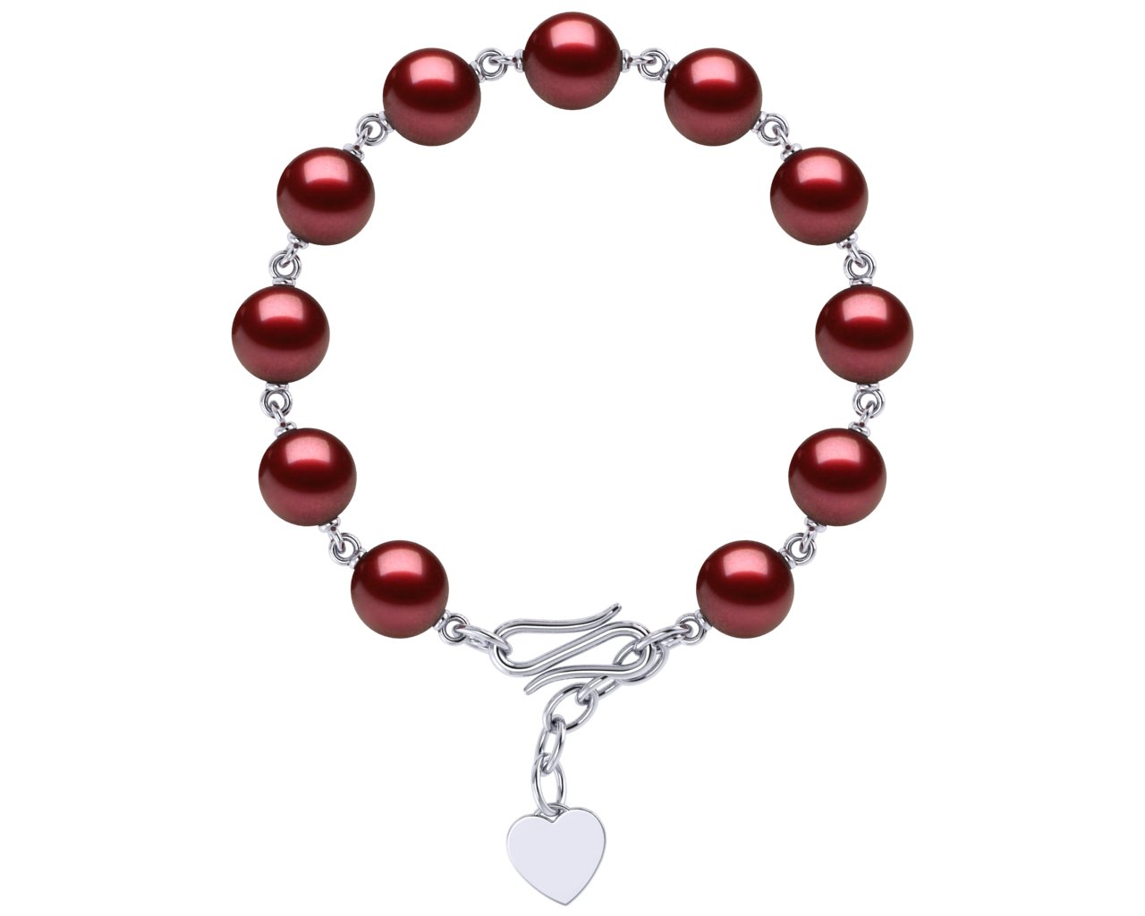 Cranberry Pearl Timeless Bracelet