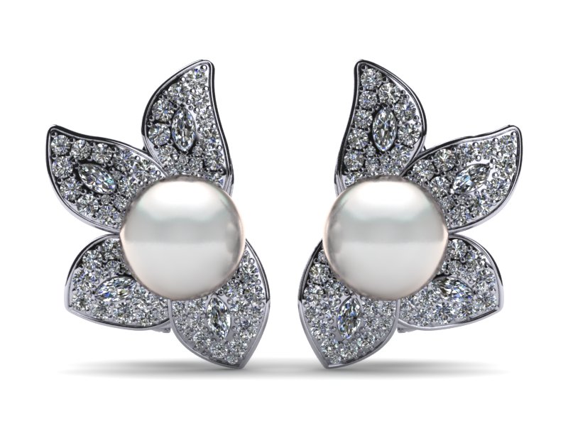 South Sea Petal Pearl Earring