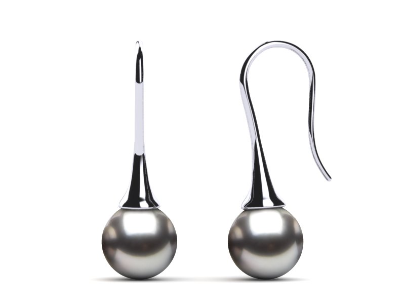 Tahitian Pearl Cone Earring