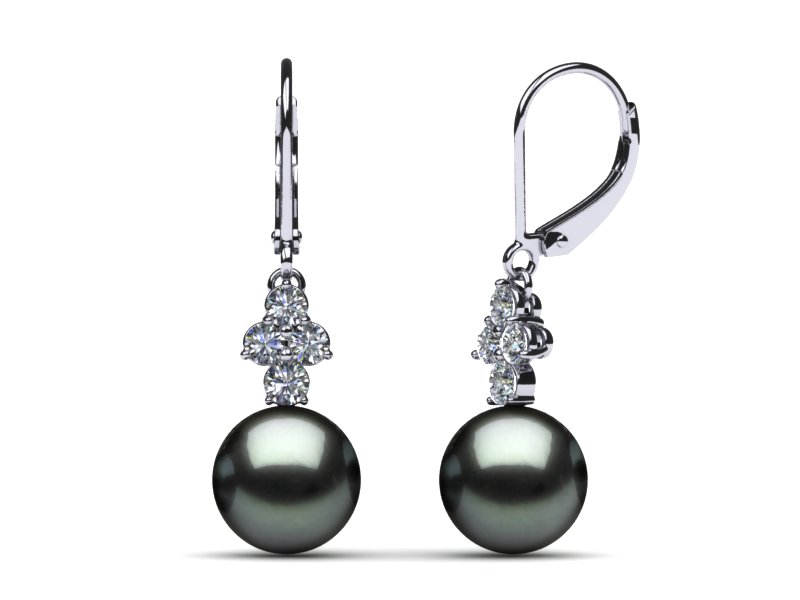 Tahitian Pearl Diamond Nora Earring