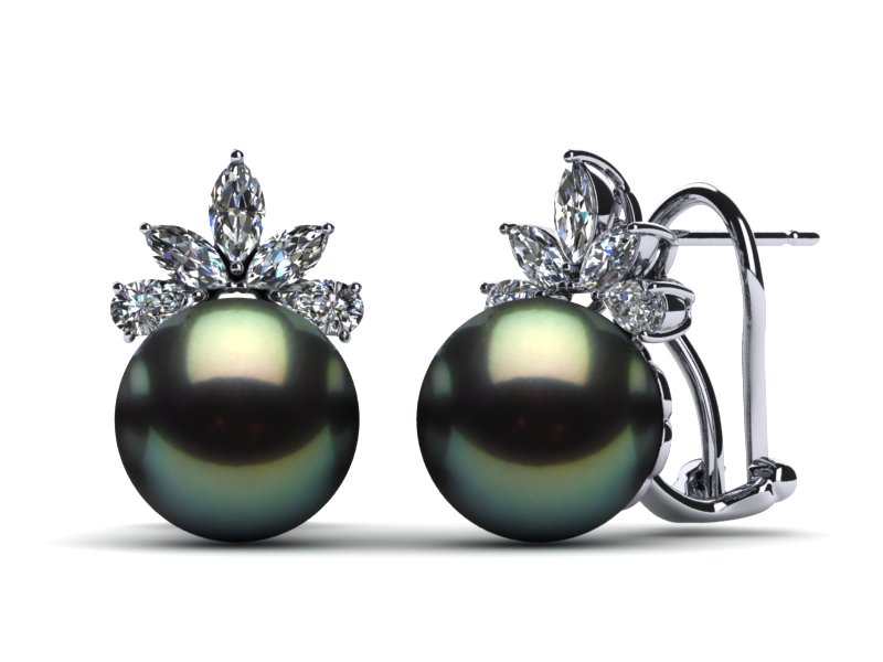 Tahitian Pearl Electra Earring