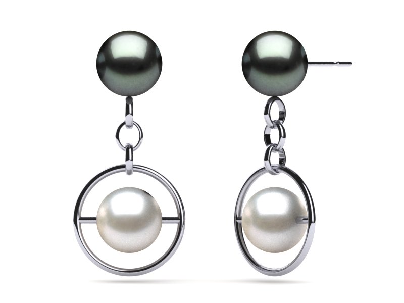 Tahitian Pearl Orb Earring