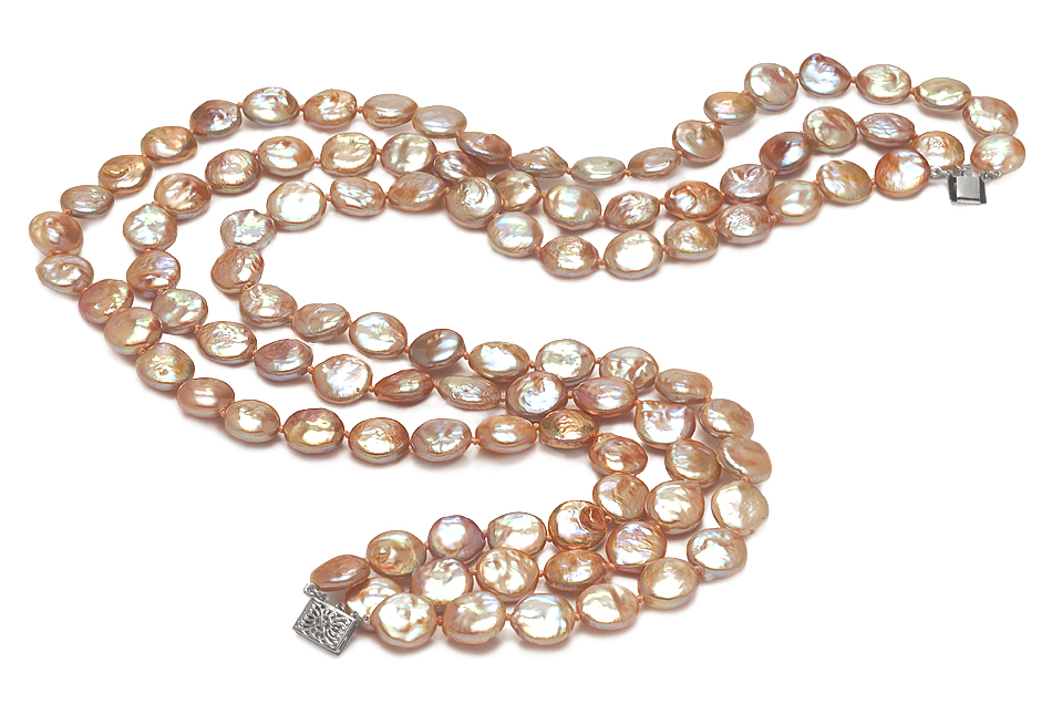 11mm Coin Freshwater Pearl Necklace