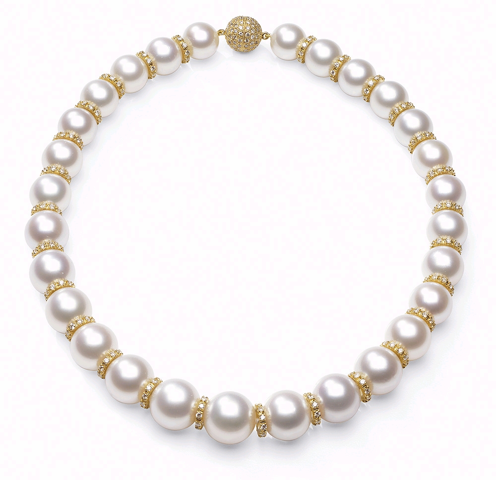 12mm x 14mm White Australian South Sea 16" — Made to Order