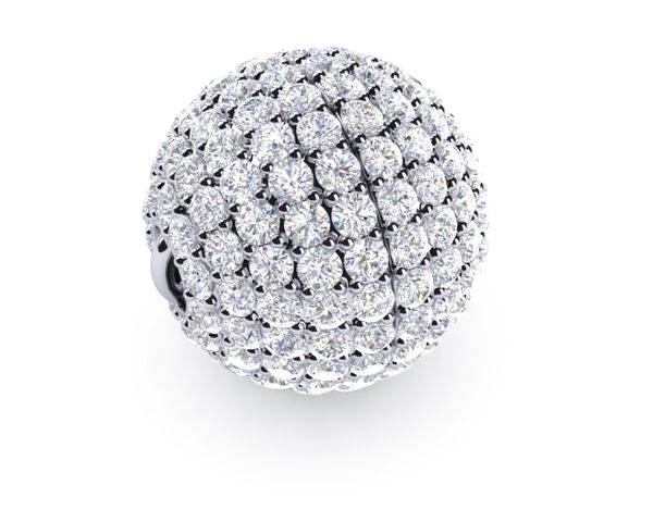 13mm Diamond Ball Clasp