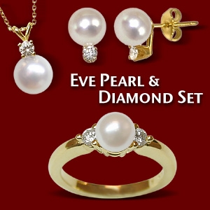 15% off the Classic Pearl and Diamond Set
