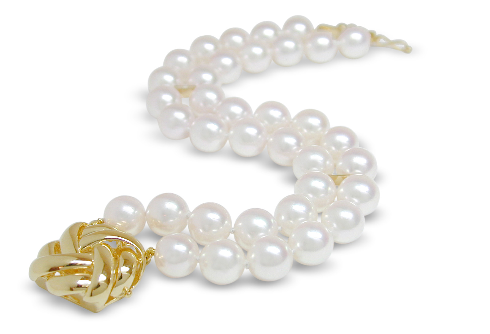 5.5 x 6 mm A+ Quality Double Strand Pearl Bracelet