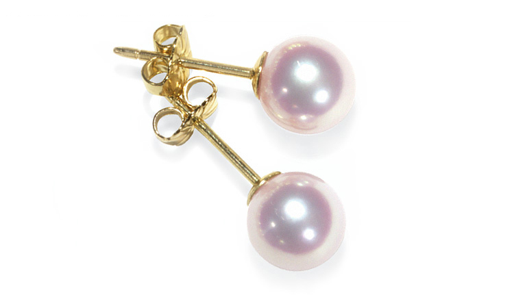8mm AA Quality Japanese Akoya Cultured Pearl Stud Earrings