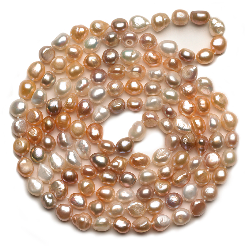 9 to 10mm Multicolor Baroque 60"