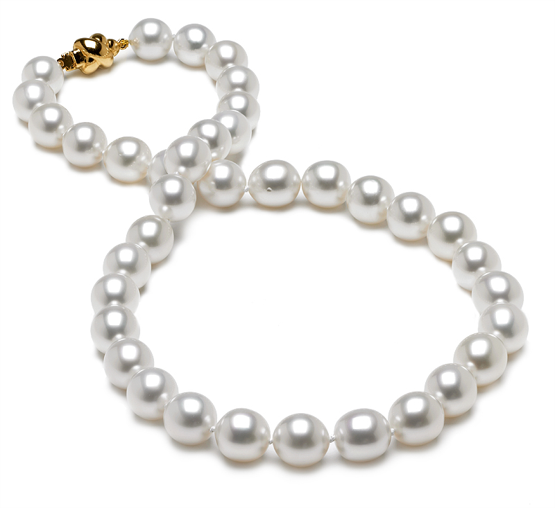 9 x 10mm White South Sea Pearl Necklace